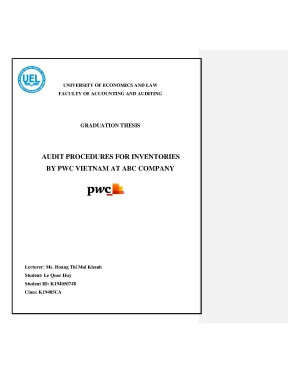 Audit procedures for inventories r nby pwc vietnam at abc company