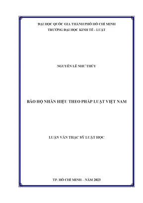 Bảo hộ nhãn hiệu theo pháp luật việt nam