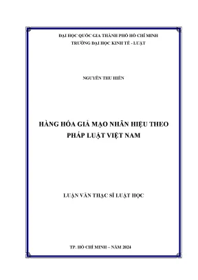 Hàng hóa giả mạo nhãn hiệu theo pháp luật việt nam
