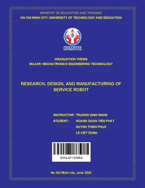 Research design and manufacturing of service robot