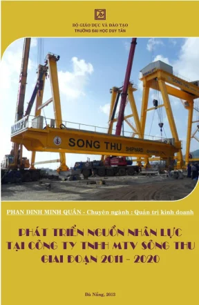 Luận văn thạc sĩ phát triển nguồn nhân lực tại công ty tnhh mtv sông thu giai đoạn 2011 2020
