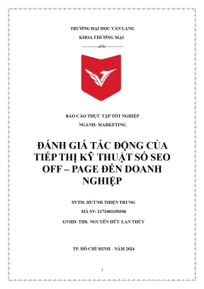 Đánh giá tác động của tiếp thị kỹ thuật số seo off page đến doanh nghiệp