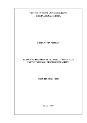 Examining the impacts of global value chain participation on gender inequalities