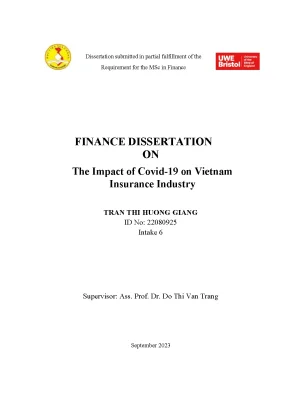 The impact of covid 19 on vietnam insurance industry