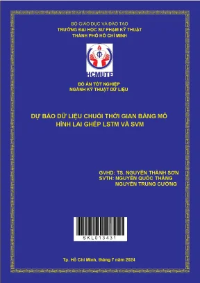 Dự báo dữ liệu chuỗi thời gian bằng mô hình lai ghép lstm và svm