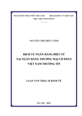 Dịch vụ ngân hàng điện tử tại ngân hàng thương mại cổ phần việt nam thương tín