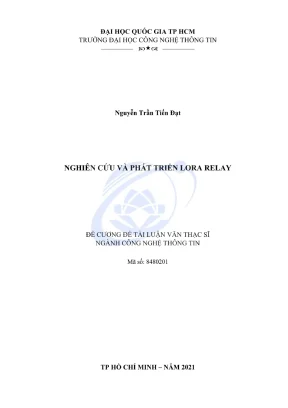 Luận văn thạc sĩ công nghệ thông tin nghiên cứu và phát triển lora relay