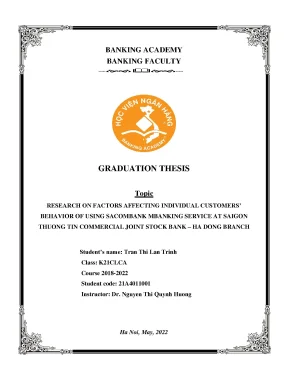 Research on factors affecting individual customers behavior of using sacombank mbanking service at saigon thuong tin commercial joint stock bank ha dong branch