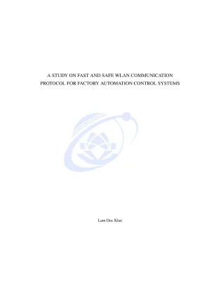 Luận văn thạc sĩ công nghệ thông tin a study on fast and safe wlan communication protocol for factory automation control systems