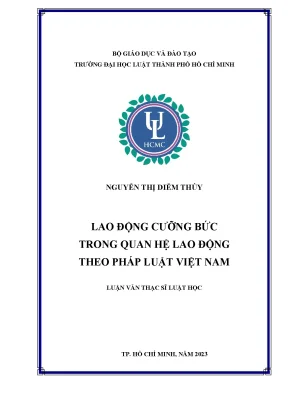 Lao động cưỡng bức trong quan hệ lao động theo pháp luật việt nam
