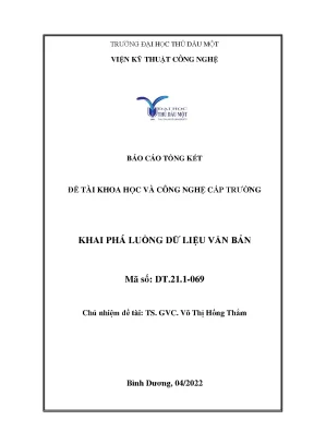 Khai phá luồng dữ liệu văn bản