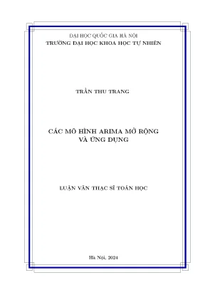 Các mô hình arima mở rộng và ứng dụng