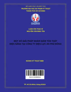 Một số giải pháp nhằm giảm tổn thất điện năng ở công ty điện lực an phú đông