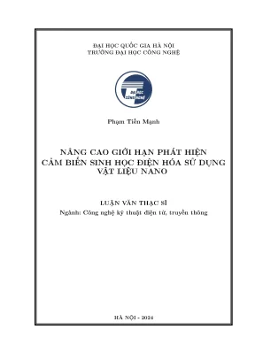 Nâng cao giới hạn phát hiện cảm biến sinh học điện hóa sử dụng vật liệu nano