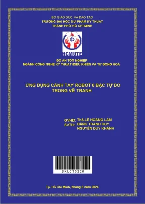 Ứng dụng cánh tay robot 6 bậc tự do trong vẽ tranh
