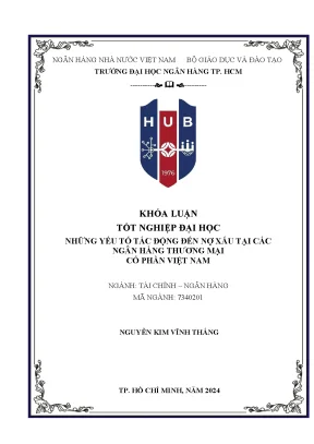 Những yếu tố tác động đến nợ xấu tại các ngân hàng thương mại cổ phần việt nam