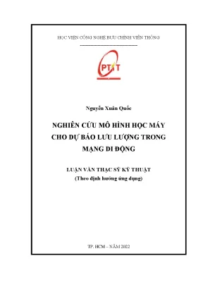 Nghiên cứu mô hình học máy cho dự báo lưu lượng trong mạng di động