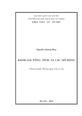 Đánh giá tổng tích và các mở rộng toán tin