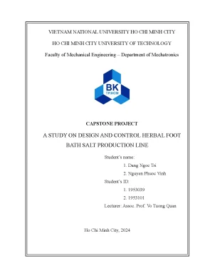 A study on design and control the herbal foot bath salt production line