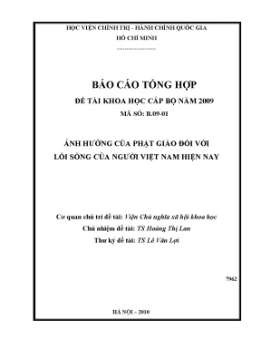 Ảnh hưởng của phật giáo đối với lối sống của người việt nam hiện nay viện cnxh khoa học học viện ct hcqg hồ chí minh