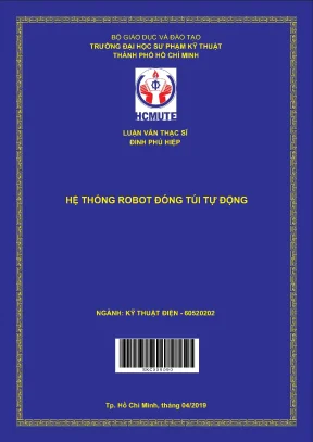 Hệ thống robot đóng túi tự động