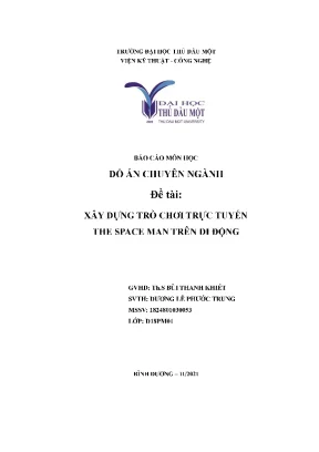 Xây dựng trò chơi trực tuyến the space man trên di động