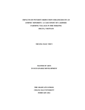 Impacts of poverty reduction strategies on an ethnic minority