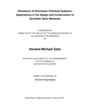 Luận án tiến sĩ simulation of stochastic chemical systems applications in the design and construction of synthetic gene networks