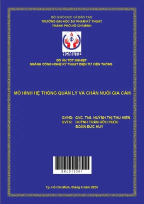 Mô hình hệ thống quản lý và chăn nuôi gia cầm