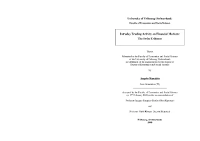 Paper intraday market liquidity on the swiss stock exchange