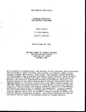 Paper financial constraints and corporate investment
