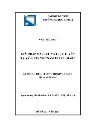 Luận văn thạc sĩ giải pháp marketing trực tuyến tại công ty việt nam travelmart
