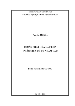 Thuần nhất hóa các biên phân chia có độ nhám cao