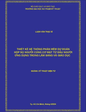 Thiết kế hệ thống phần mềm dự đoán hộp sọ người cùng cơ mặt từ đầu người ứng dụng trong lâm sàng và giáo dục