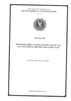 Bảo đảm nghĩa vụ bằng quyền tài sản tại các ngân hàng thương mại