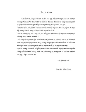 Luận văn thạc sĩ hoàn thiện công tác đào tạo nguồn nhân lực tại chi nhánh công ty tnhh phần mềm fpt đà nẵng