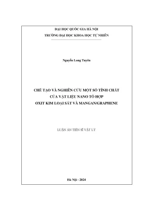 Chế tạo và nghiên cứu một số tính chất của vật liệu nano tổ hợp oxit kim loại sắt và mangan graphene
