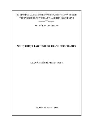 Nghệ thuật tạo hình đồ trang sức champa