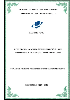 Intellectual capital and its effects on the performance of firms sectors and nations
