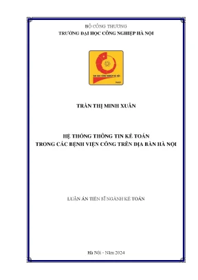 Hệ thống thông tin kế toán trong các bệnh viện công trên địa bàn hà nội