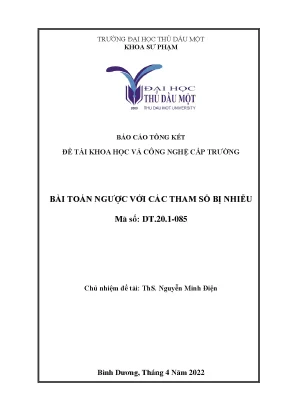Bài toán ngược với các tham số bị nhiễu