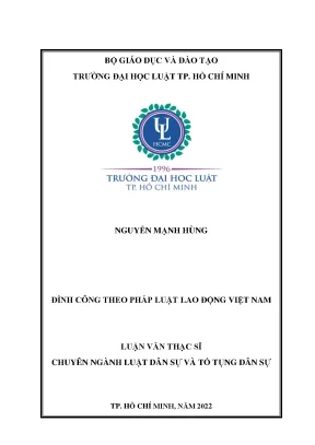 Đình công theo pháp luật lao động việt nam