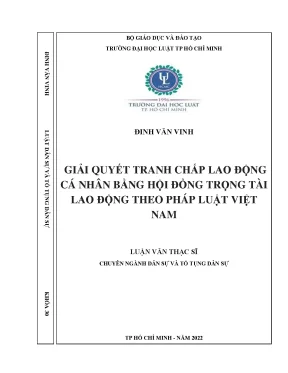 Giải quyết tranh chấp lao động cá nhân bằng hội đồng trọng tài lao động theo pháp luật việt nam