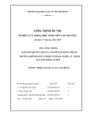 Quyền lợi của người lao động trong trường hợp doanh nghiệp vi phạm nghĩa vụ tham gia bảo hiểm xã hội
