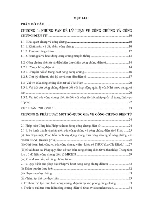 Công chứng điện tử nghiên cứu pháp luật một số quốc gia trên thế giới gợi mở kinh nghiệm cho việt nam