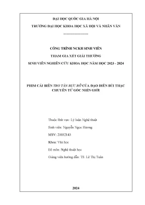 Phim cải biên tro tàn rực rỡ của đạo diễn bùi thạc chuyên từ góc nhìn giới