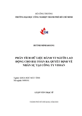 Phân tích dữ liệu hành vi người lao động cho bài toán ra quyết định về nhân sự tại công ty vissan