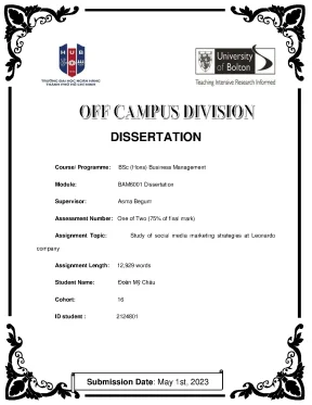 Off cambus division