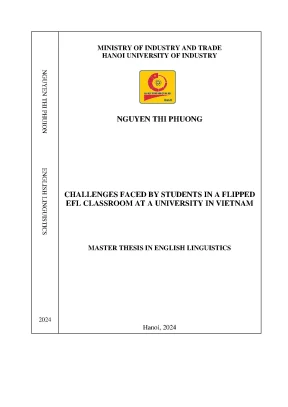 Challenges faced by students in a flipped efl classroom at a university in vietnam