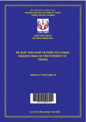 Đề xuất giải pháp và phân tích mạng massive mimo hỗ trợ internet of things